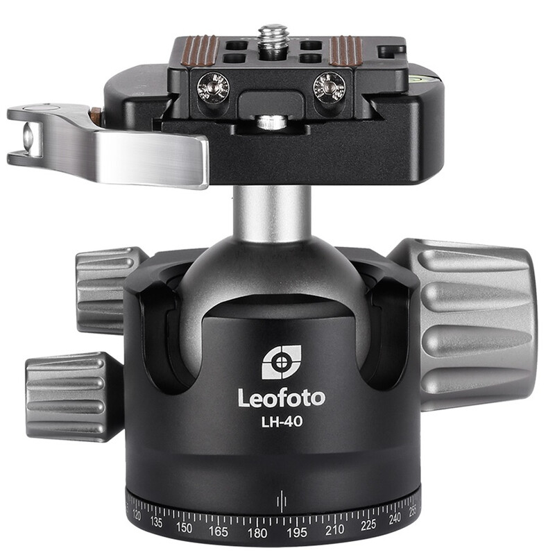 Leofoto Tripod ball-head LH-40LR + Schnellwechselplatte NP-50