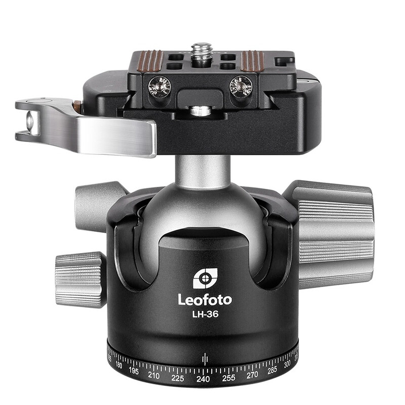 Leofoto Tripod ball-head LH-36LR + Schnellwechselplatte NP-50