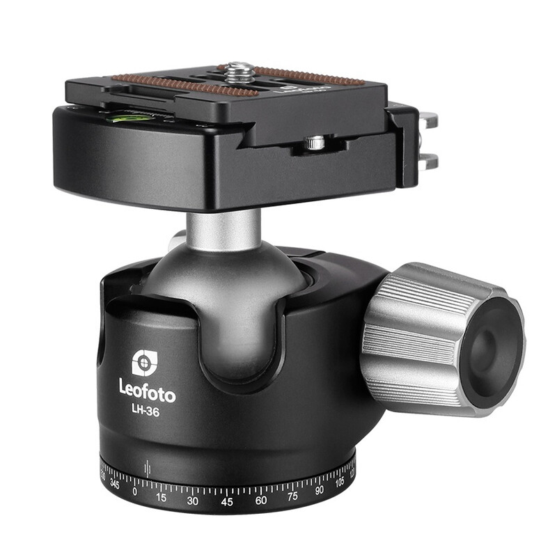 Leofoto Tripod ball-head LH-36LR + Schnellwechselplatte NP-50