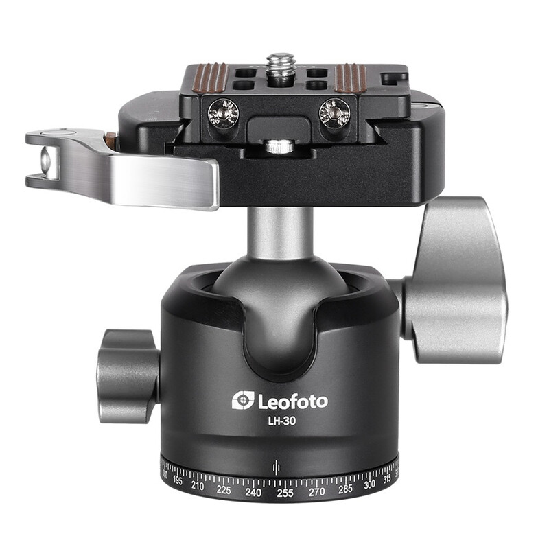 Leofoto Tripod ball-head LH-30LR + Schnellwechselplatte NP-50