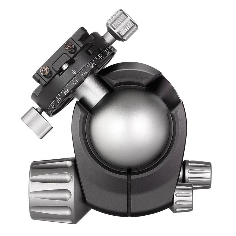 Leofoto Tripod ball-head LH-55R, Dual-Panoramafunktion + Schnellwechselplatte NP-60