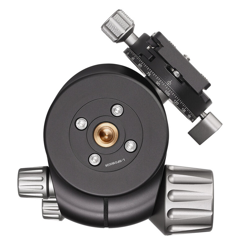 Leofoto Tripod ball-head LH-55R, Dual-Panoramafunktion + Schnellwechselplatte NP-60