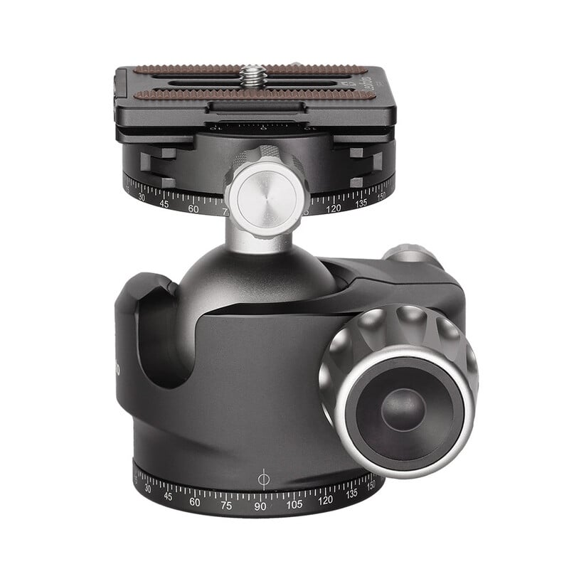 Leofoto Tripod ball-head LH-40R, dual panorama function + NP-60 quick release plate