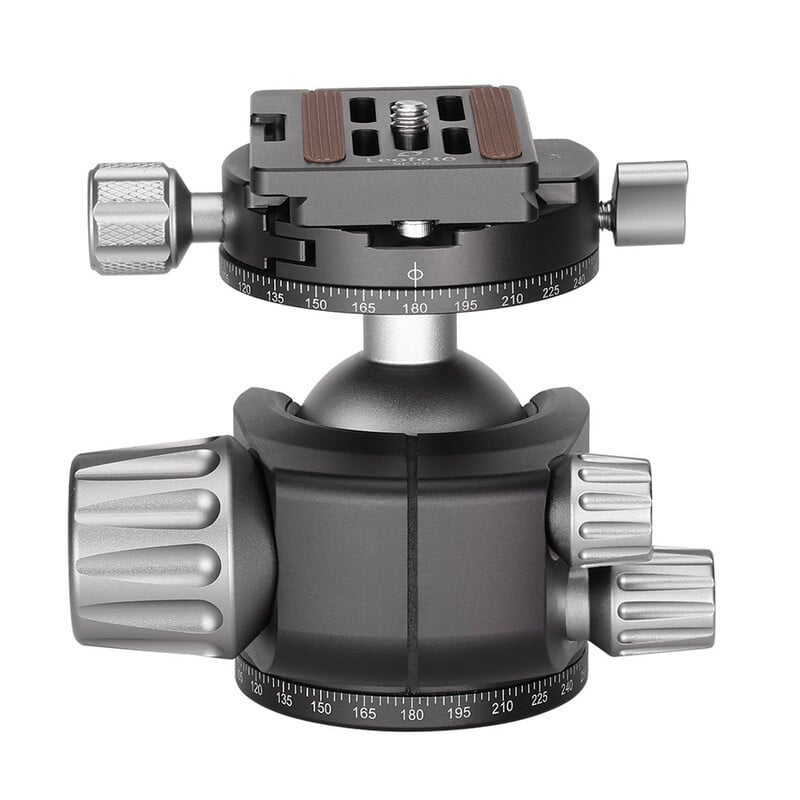 Leofoto Tripod ball-head LH-40R, dual panorama function + NP-60 quick release plate