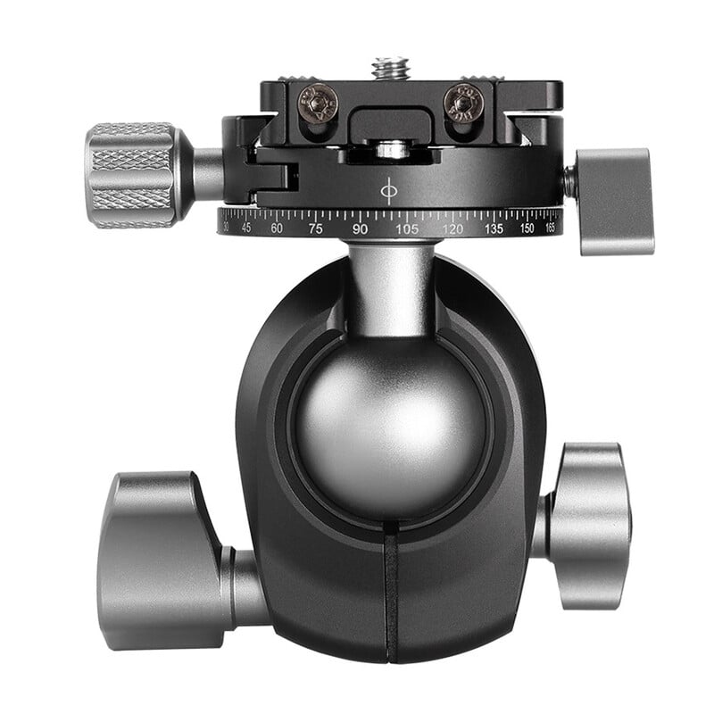 Leofoto Tripod ball-head LH-30R, dual panorama function + NP-50 quick release plate