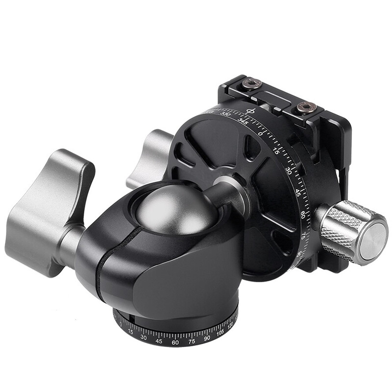 Leofoto Tripod ball-head LH-25R, Panoramateller + Schnellwechselplatte NP-50