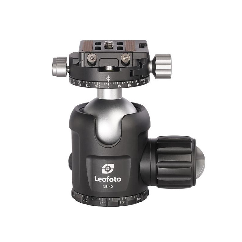 Leofoto Tripod ball-head NB-40, Dual-Panoramafunktion + Schnellwechselplatte NP-50