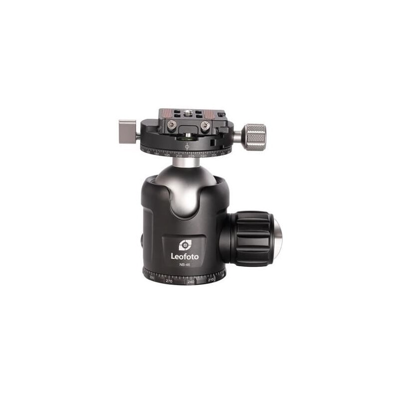 Leofoto Tripod ball-head NB-46, dual panorama function + NP-60 quick release plate