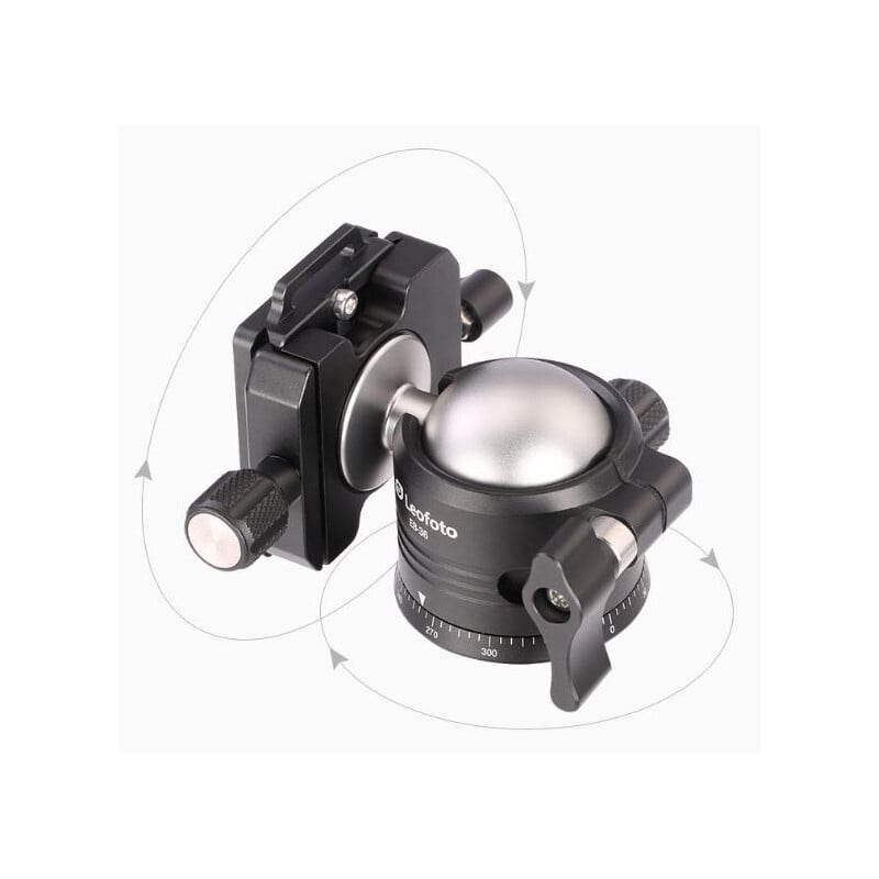 Leofoto Tripod ball-head EB-36 + NP-50S quick release plate
