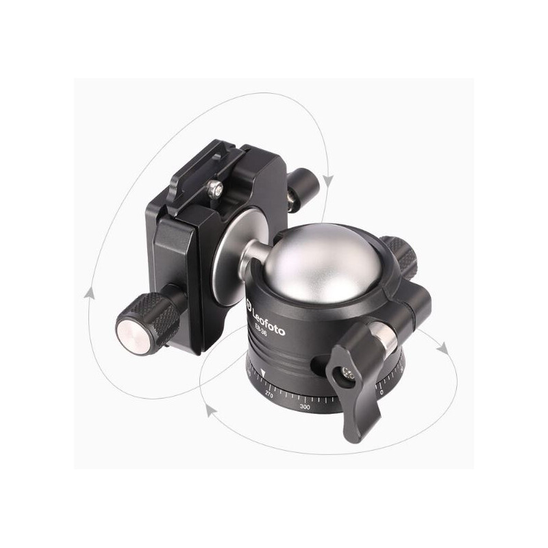 Leofoto Tripod ball-head EB-36 + Schnellwechselplatte NP-50S
