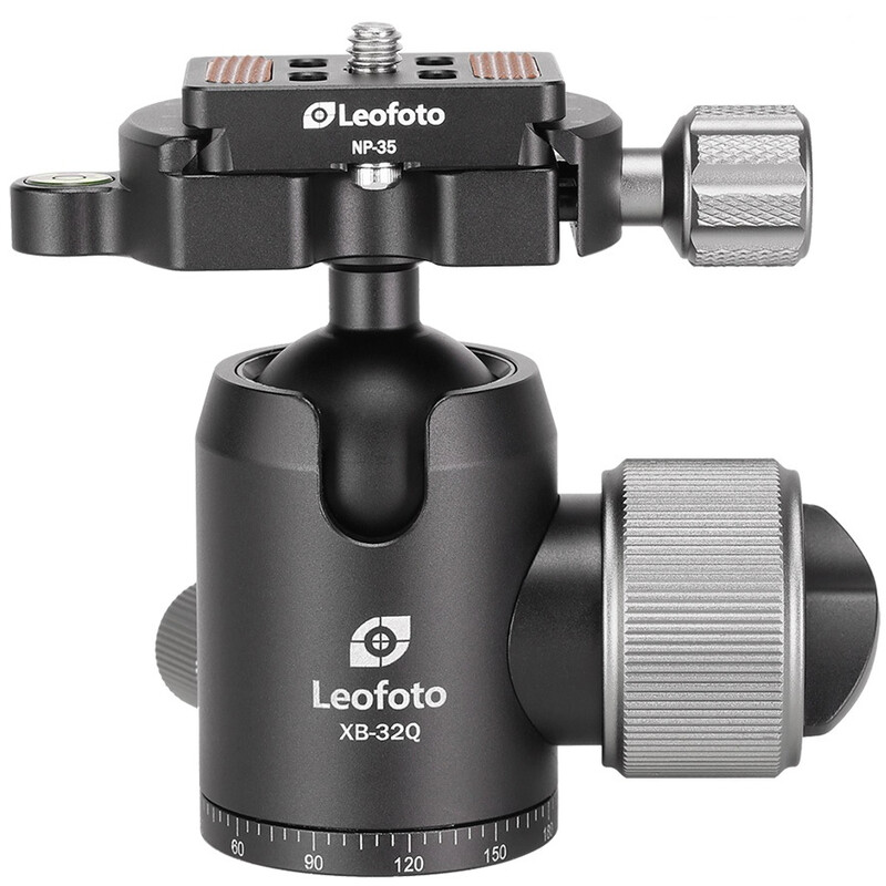 Leofoto Tripod ball-head XB-32Q + Schnellwechselplatte NP-35