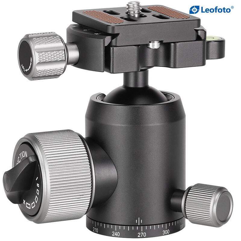 Leofoto Tripod ball-head XB-32Q + Schnellwechselplatte NP-35