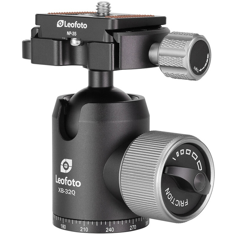 Leofoto Tripod ball-head XB-32Q + Schnellwechselplatte NP-35