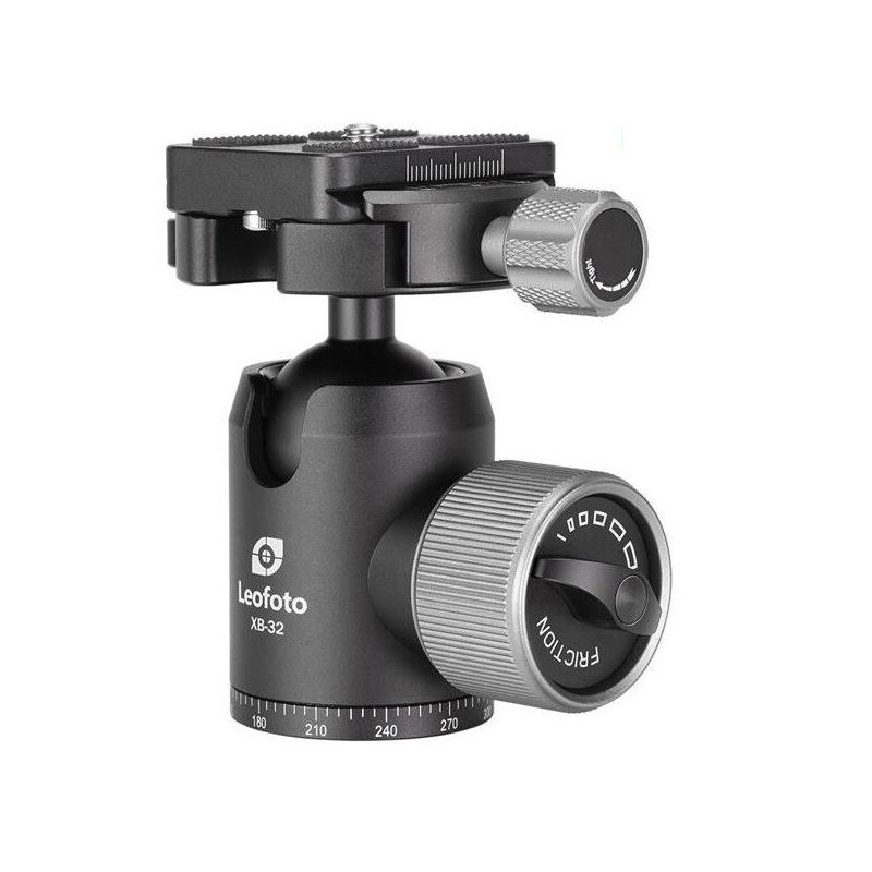 Leofoto Tripod ball-head XB-32 Panoramafunktion + Schnellwechselplatte BPL-50