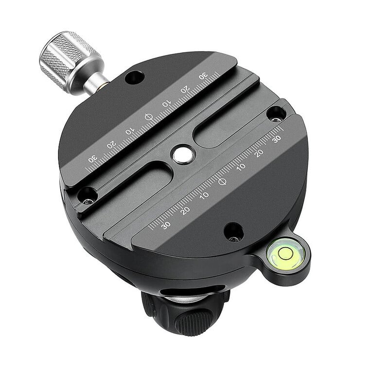 Leofoto YB-100LK levelling device 100 mm short handle with hook & Arca-Swiss mount
