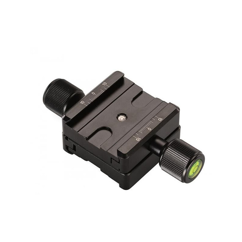 Leofoto Fast coupling Double clamp DDC-50 + quick release plate BPL-50