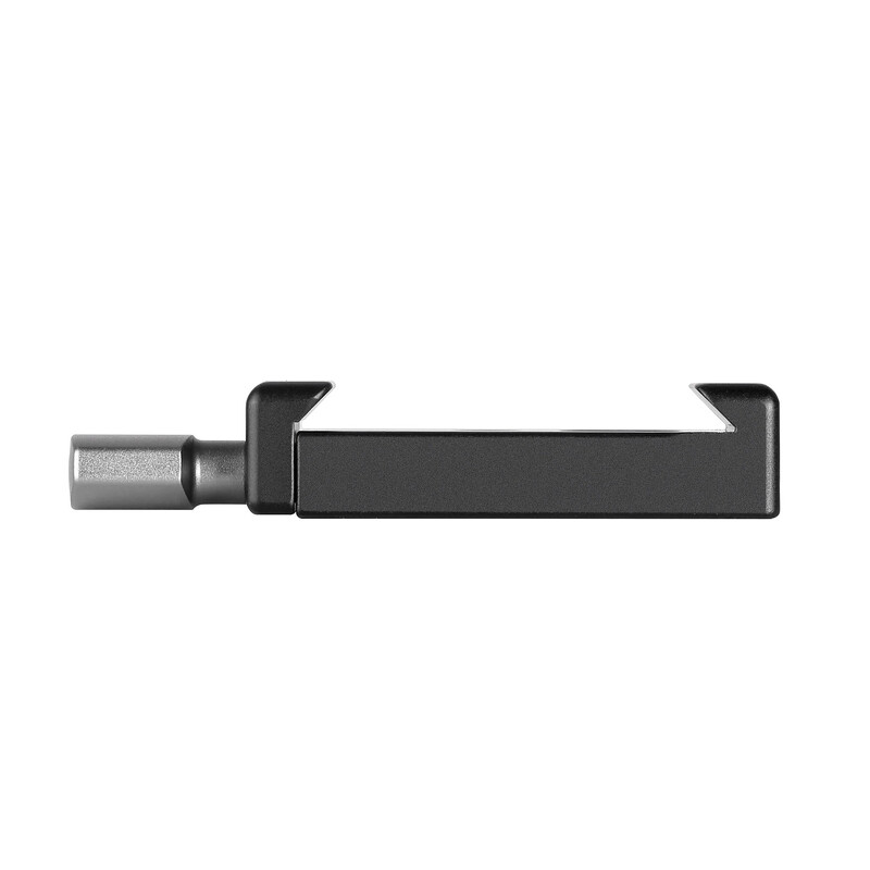 Leofoto Adapterklemme DC-22, Arca-Swiss, 1/4" Innengewinde, Blitzschuh