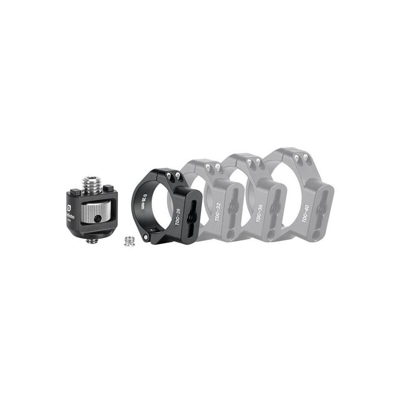 Leofoto TDC-28 tripod leg clamp 28 mm + CF-9 thread adapter