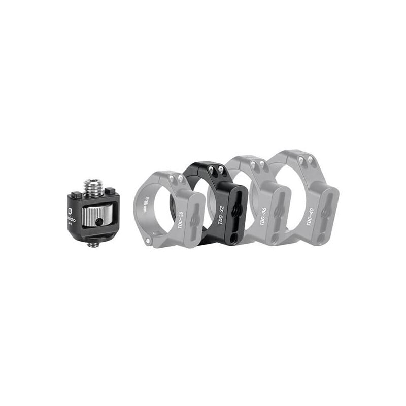 Leofoto TDC-32 tripod leg clamp 32 mm + CF-9 thread adapter
