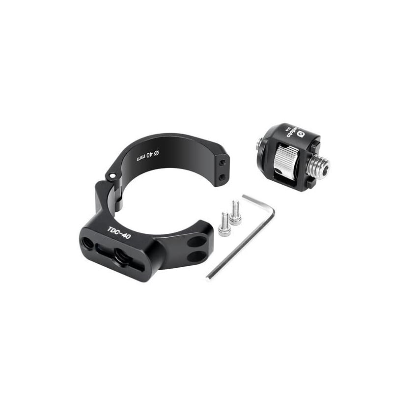 Leofoto TDC-40 tripod leg clamp 40 mm + CF-9 thread adapter