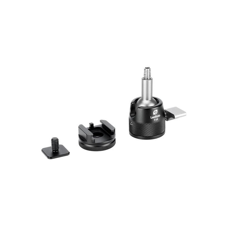 Leofoto Tripod ball-head F-19 mit Blitzschuh