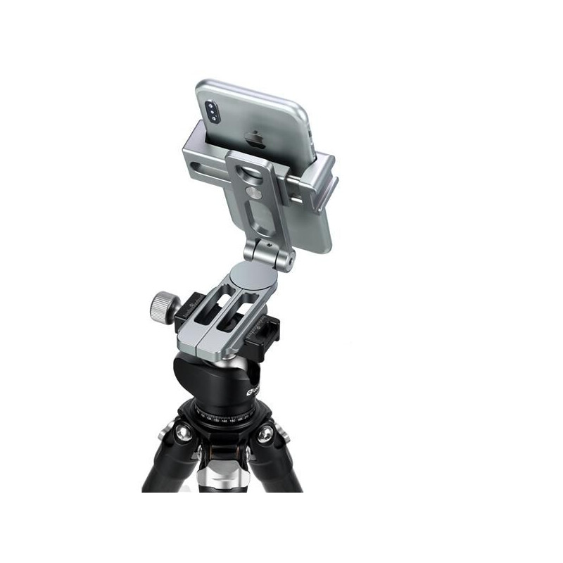 Leofoto Mounting Smartphoneklemme & Stativ PS-2 Silver