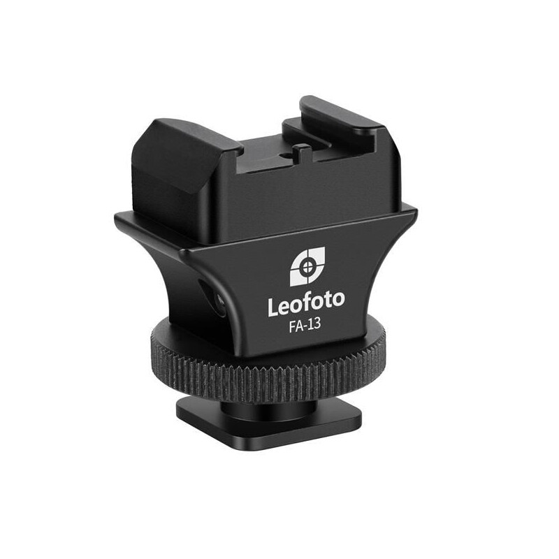 Leofoto Hot Shoe Adapter FA-13 + FA-10