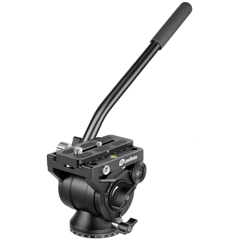 Leofoto Carbon Monopod MF-324CL + Pan-Tilt Head VD-04 + Video Tilt Head BV-10