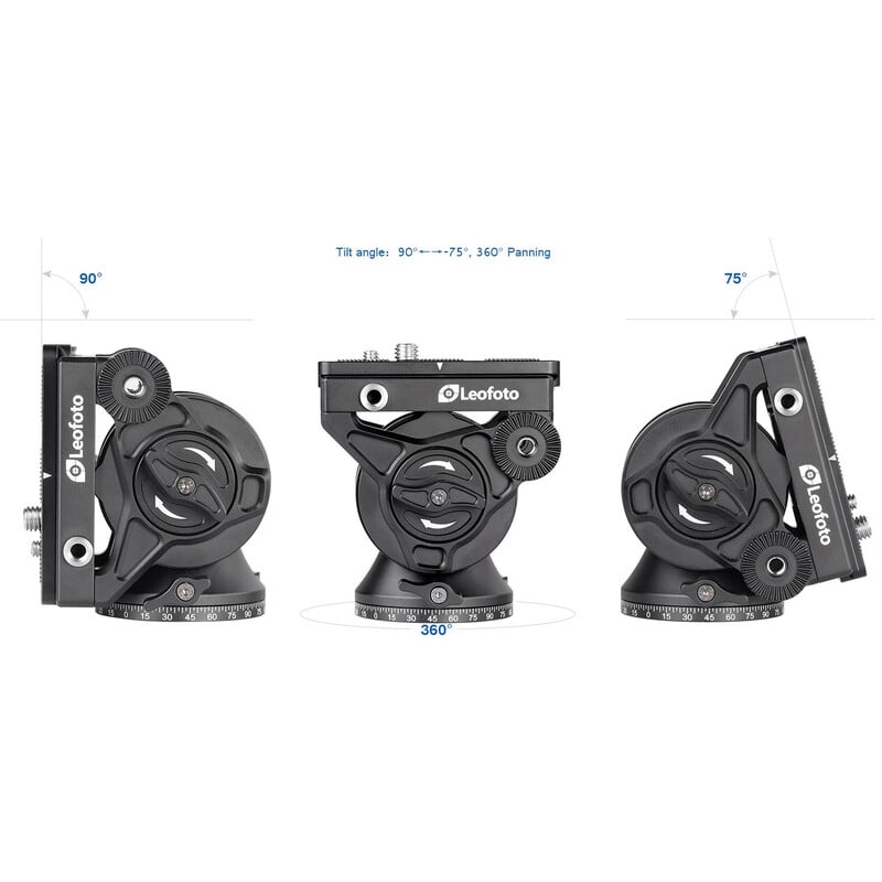 Leofoto Carbon Monopod MF-324CL + Pan-Tilt Head VD-04 + Video Tilt Head BV-10