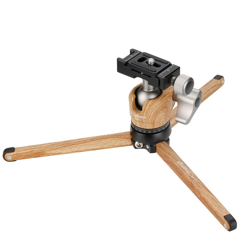 Leofoto Tabletop tripod MT-01+LH-25 (wood)