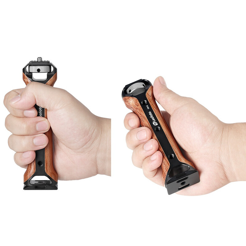 Leofoto Mounting Doppelhandgriff + Smartphonehalterung + Blitzschuhaufnahme VC-2