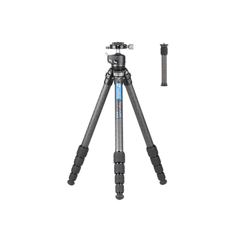 Leofoto Carbon tripod LS-255C Ranger + Ballhead LH-30 + short centre column DC-252C