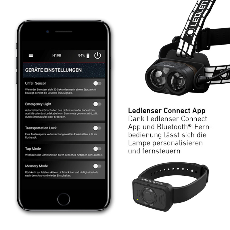 LED LENSER Hoofdlamp H19R Handtekening