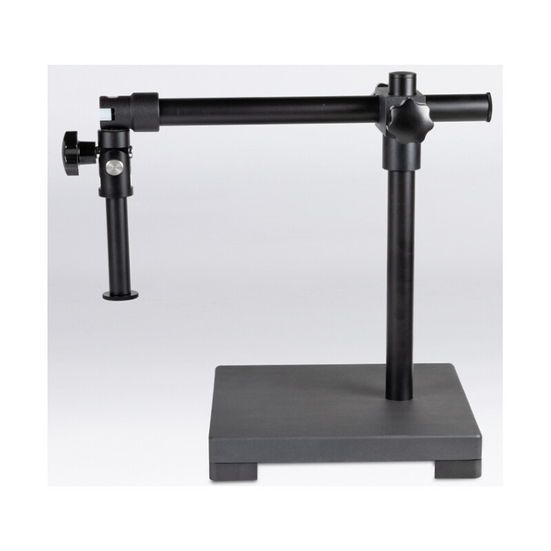 Motic industrial stand, horizontal arm stand, base plate, single arm, 400 mm column, column head mount