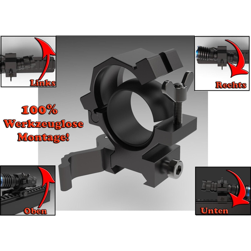 Sytong Adjustable Quick Mounts Pic-Rail 24-26mm