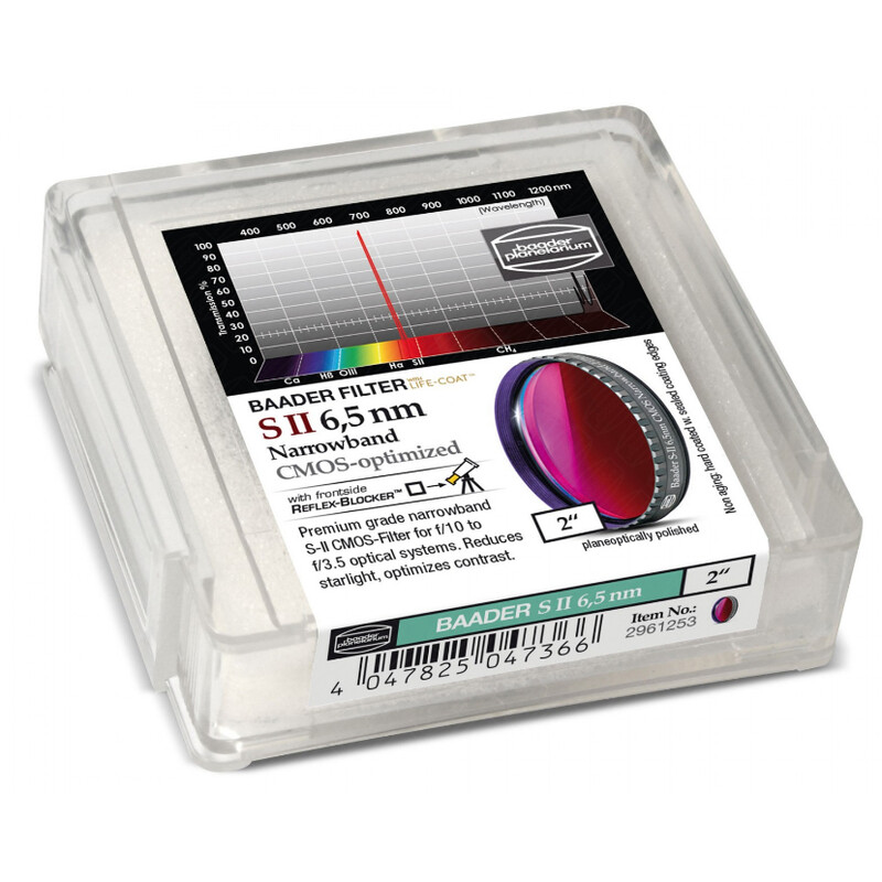 Baader Filters SII CMOS Narrowband 2"