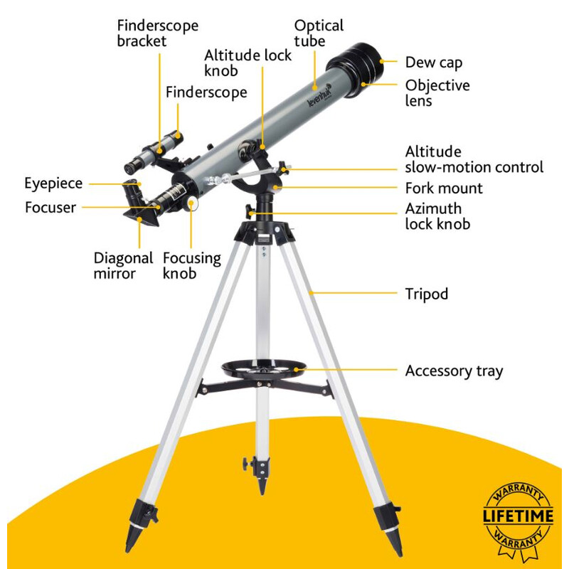 Levenhuk Telescope AC 60/700 Blitz 60 BASE AZ