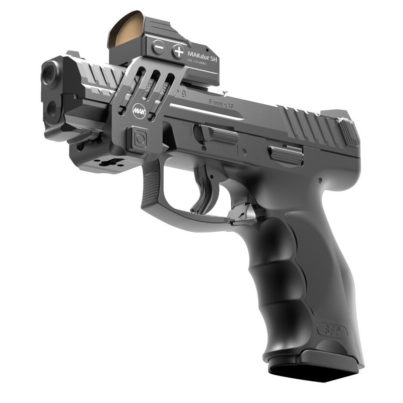 MAK Richtkijker P-slot set voor Glock 17/19 Gen 5