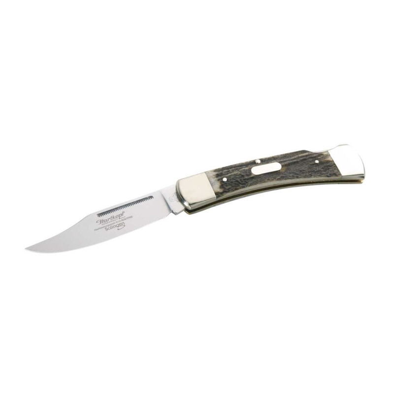 Hartkopf-Solingen Knives Pocket knife, steel 1.4110, stag handles
