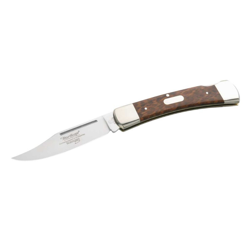 Hartkopf-Solingen Coltelli Coltello tascabile, acciaio 1.4110, legno di serpente