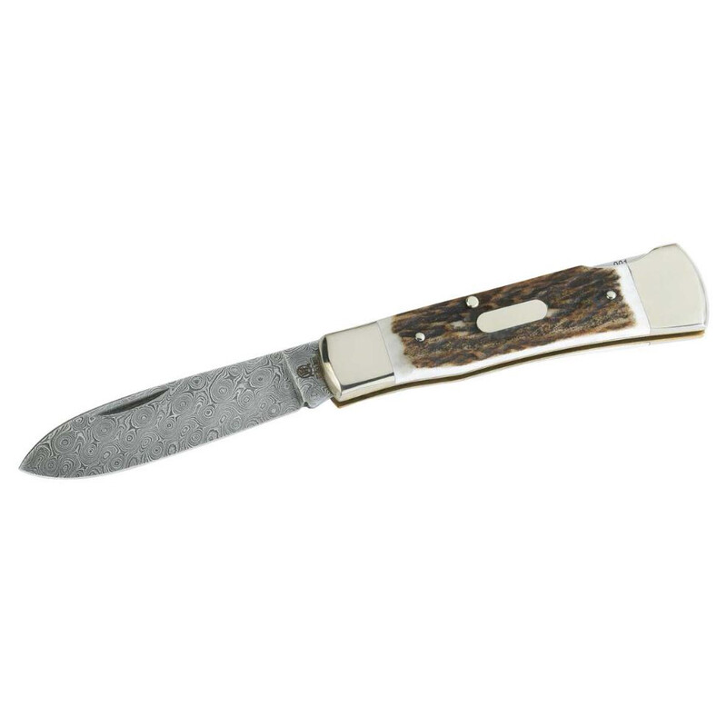 Hartkopf-Solingen Cuchillos Cuchillo de bolsillo de damasco, 300 capas