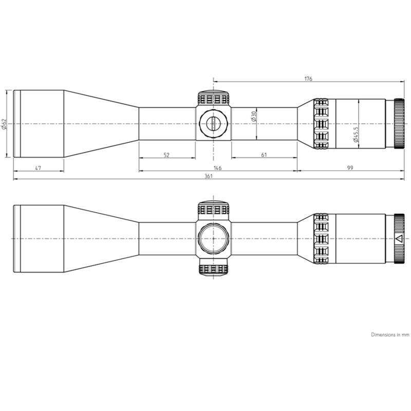 Kahles Richtkijker HELIA 2.4-12x56i SR, 4-dot