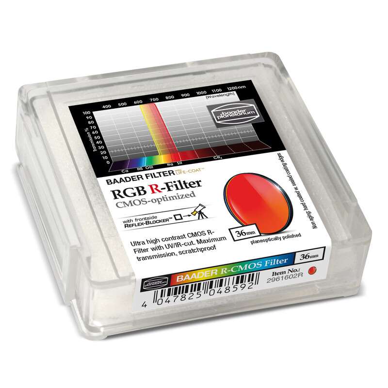 Baader Filters RGB-R CMOS 36mm