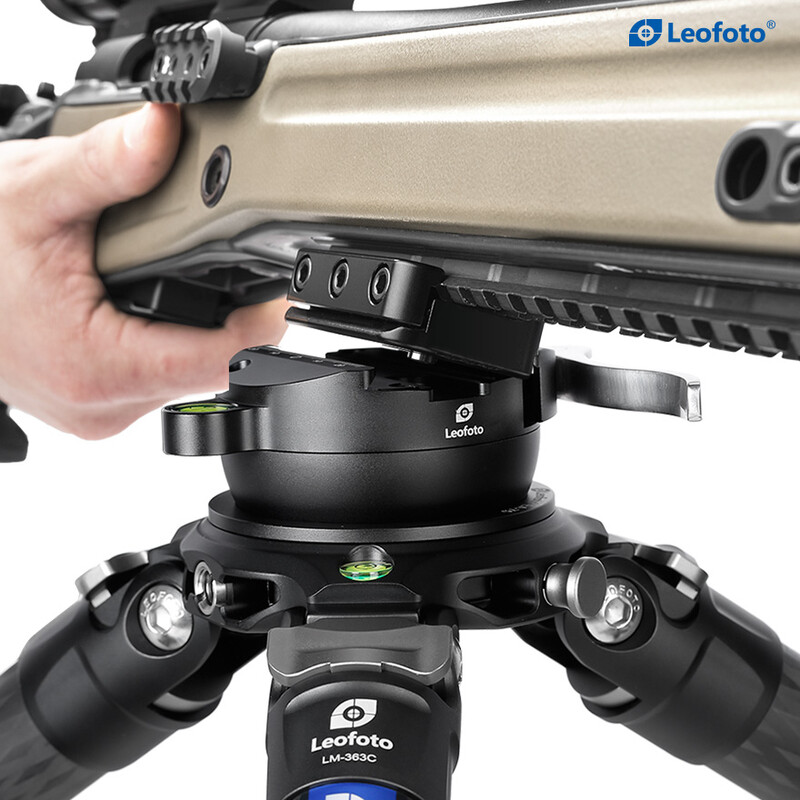 Leofoto GS-1 Adapter plate Arca-Swiss / Picatinny rail