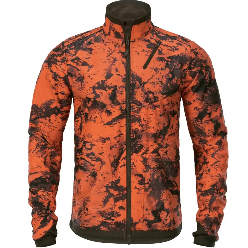 Härkila Wildboar Pro Reversible Fleece Jacket, Willow Green/AXIS MSP Wildboar Orange, Size XXL