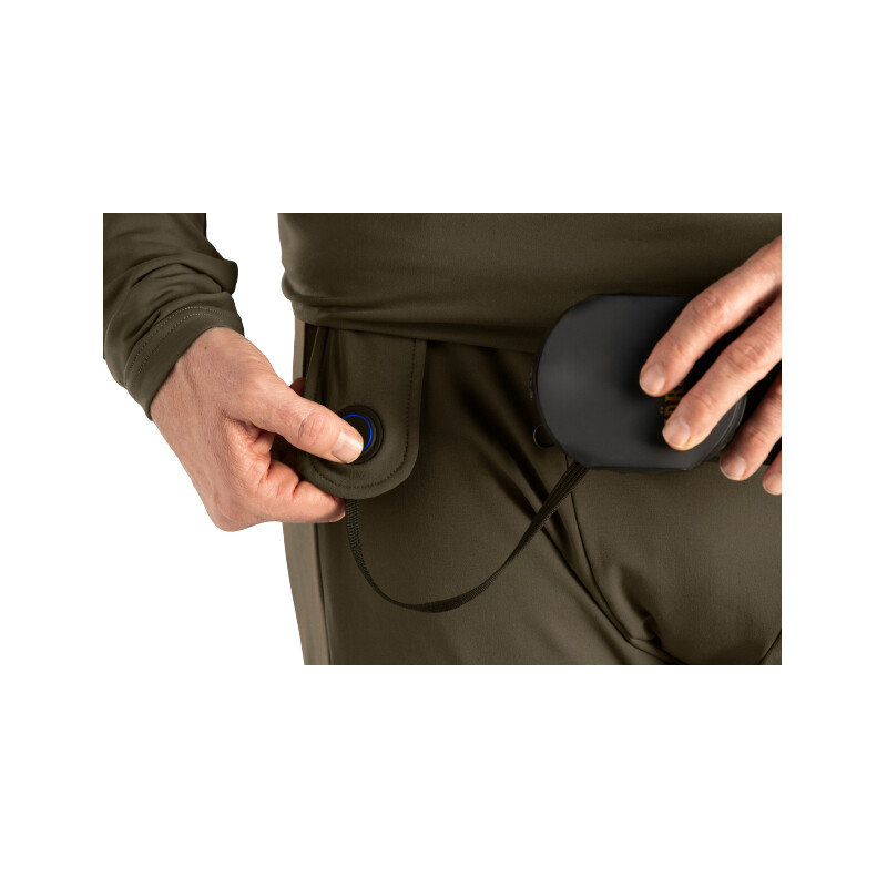 Härkila Verwarmde broek , Wilgengroen/Zwart, maat XL