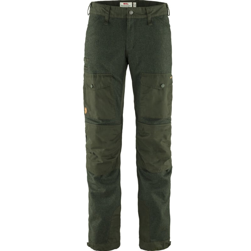 Fjällräven Pantaloni di lana Värmland M, 662 Deep Forest, taglia 48