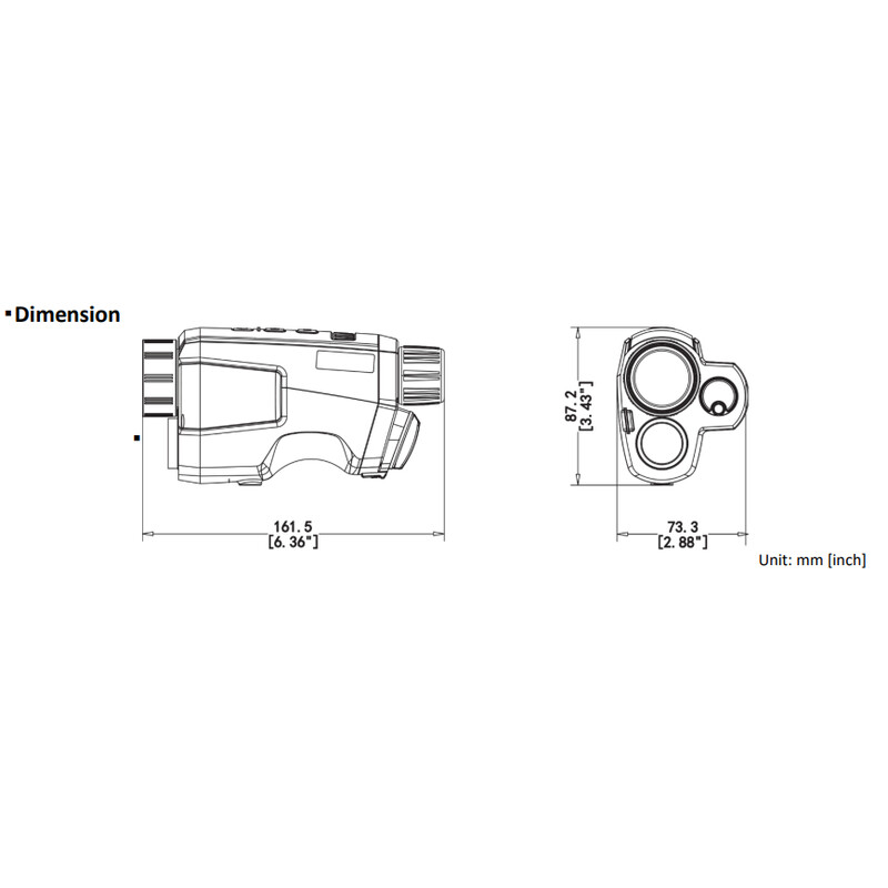 HIKMICRO Dispositivo de visión nocturna Gryphon GH25L