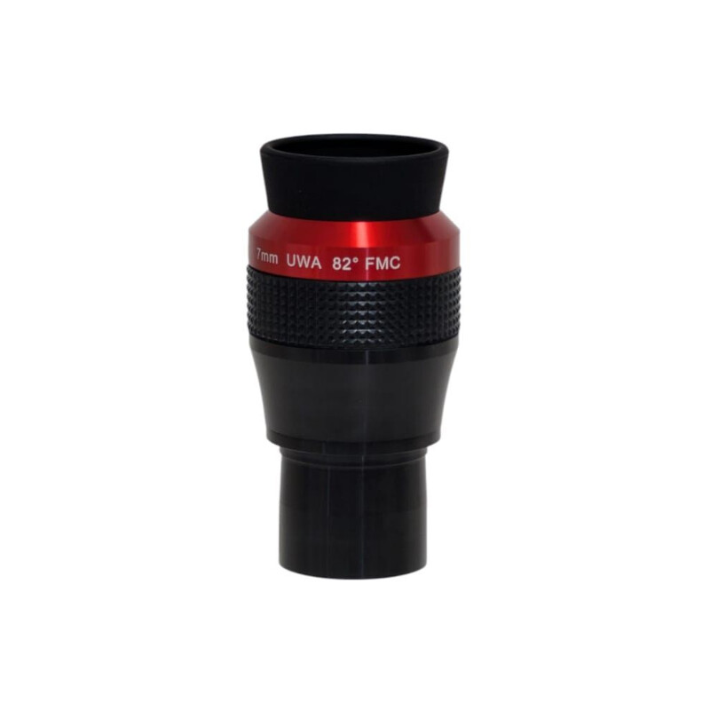 Oculare Tecnosky UWA 4mm 82° – 7 Elementi, Trattamento FMC Su Tutte Le Lenti, Barilotto In Alluminio Con Impugnatura In Gomma