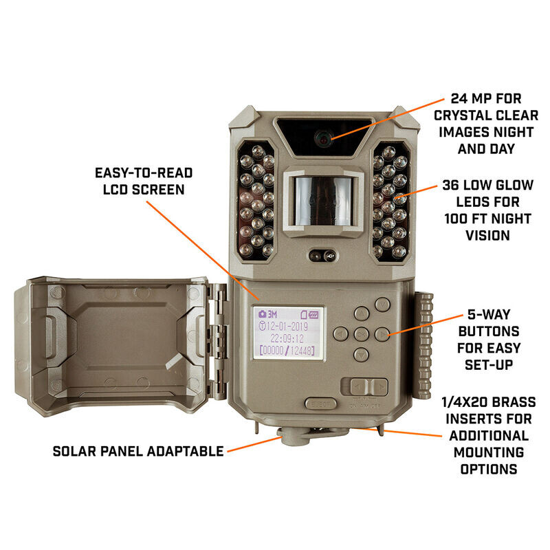 Bushnell Rilevatore di selvaggina 24MP Prime core prime brown low glow